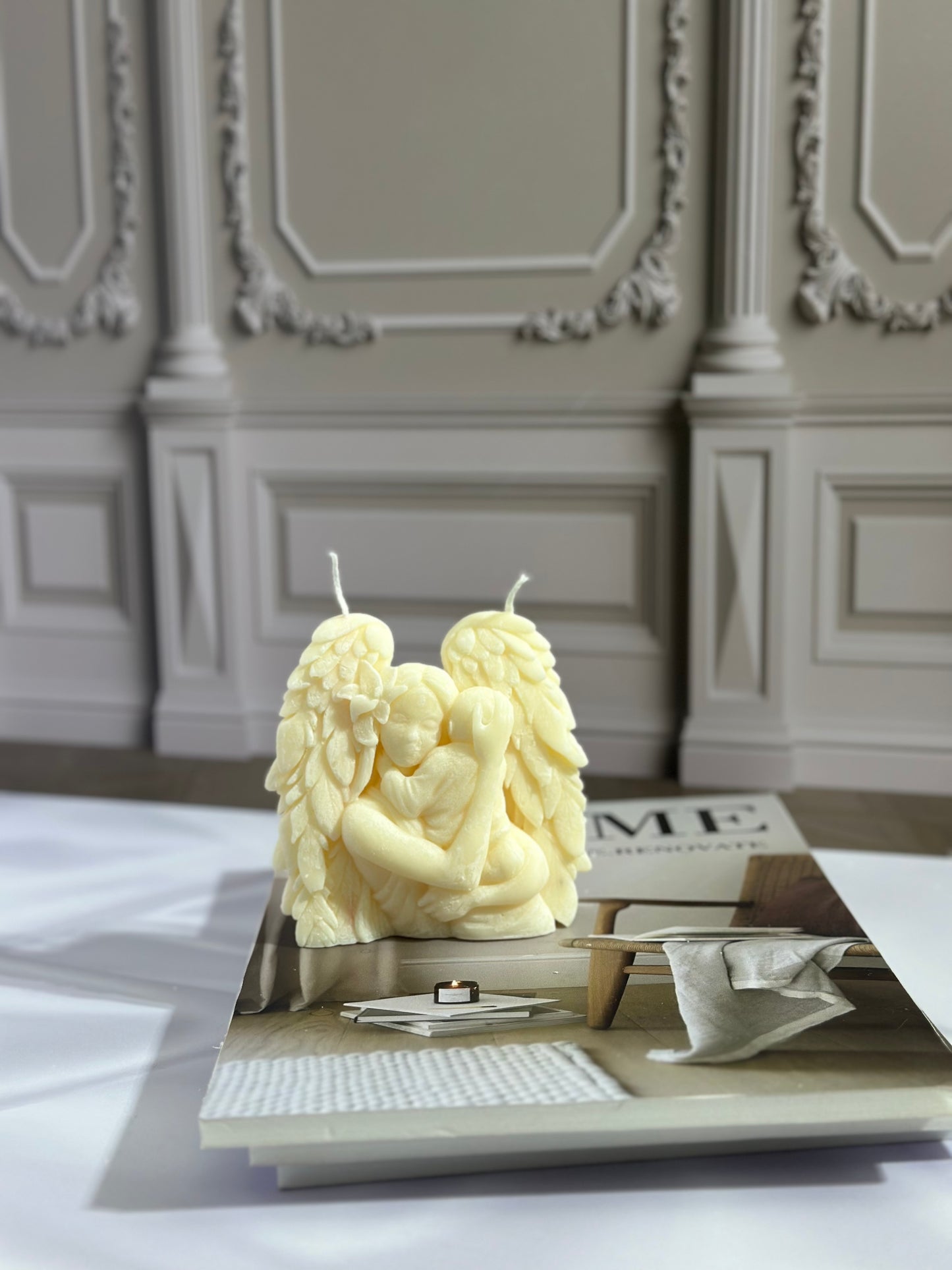 Angel mother candle