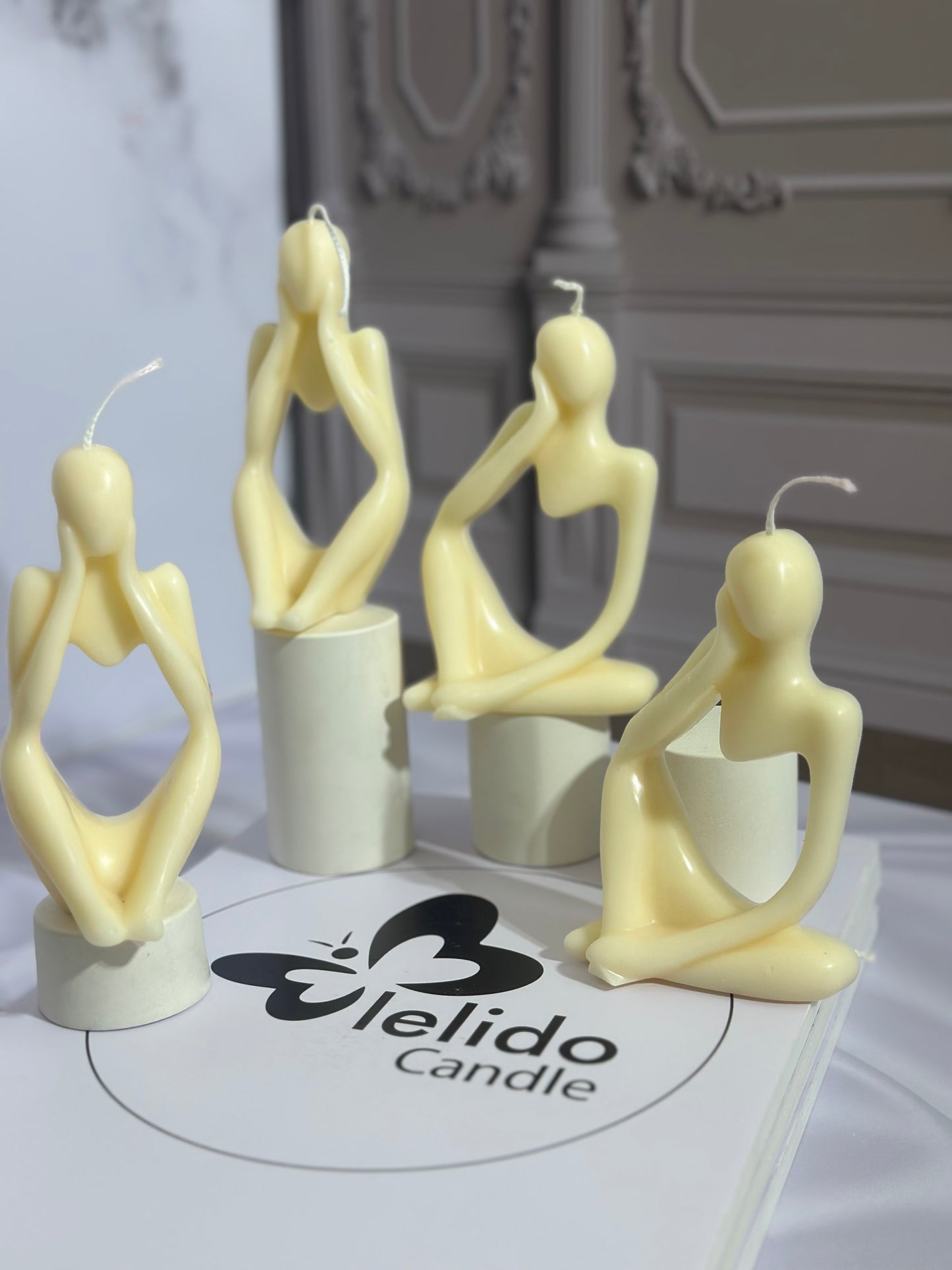 Full set of 4 figures candle